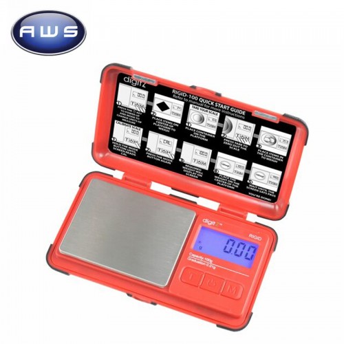 AWS DIGITAL POCKET SCALE AWS 150-CF X 0.01GM- RED